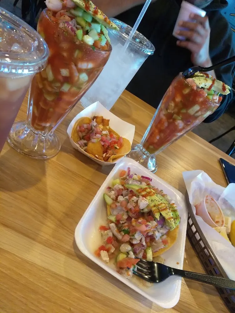 Shrimp Ceviche Tostada